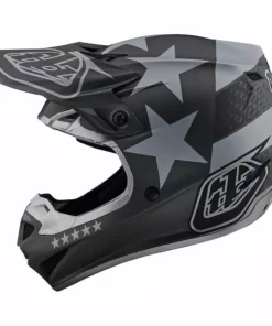 Troy Lee Designs SE4 Polyacrylite Freedom MIPS Helmet-Black/Gray