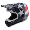 Troy Lee Designs SE4 Polyacrylite Freedom MIPS Helmet-Red/White PROTECTIVE GEAR