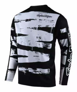 RACE WEAR Troy Lee Sprint Brushed Jersey-Black/White