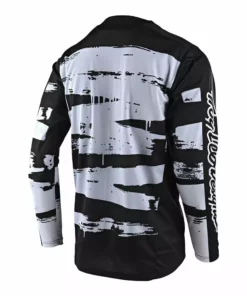 RACE WEAR Troy Lee Sprint Brushed Jersey-Black/White