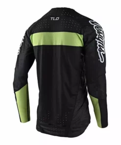 Troy Lee Sprint Ultra Grime Jersey-Black/Glo Green RACE WEAR