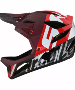 Troy Lee Designs Stage Nova Sram MIPS Helmet-Burgundy PROTECTIVE GEAR