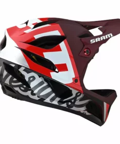 Troy Lee Designs Stage Nova Sram MIPS Helmet-Burgundy PROTECTIVE GEAR
