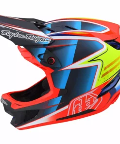 Troy Lee Designs D4 Carbon Lines BMX Helmet-Black/Red