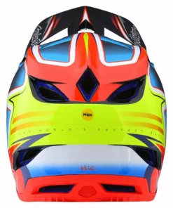 Troy Lee Designs D4 Carbon Lines BMX Helmet-Black/Red