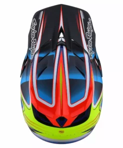 Troy Lee Designs D4 Carbon Lines BMX Helmet-Black/Red