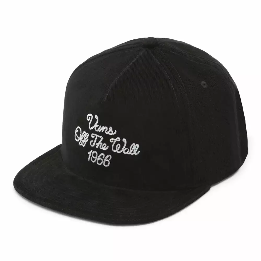 Vans 66 Champs Snapback Hat-Black APPAREL 1 Vans 66 Champs Snapback Hat-Black APPAREL