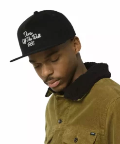 Vans 66 Champs Snapback Hat-Black APPAREL 7 Vans 66 Champs Snapback Hat-Black APPAREL