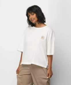 APPAREL Vans X Angie Marino Boxy Tee-Marshmallow