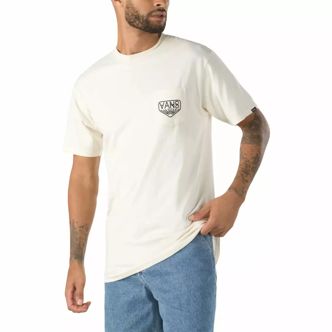 APPAREL Vans Dakota Roche Logo Men's T-Shirt-Seedpearl 2 APPAREL Vans Dakota Roche Logo Men's T-Shirt-Seedpearl