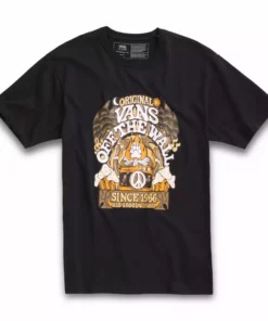 Vans Dennis Enarson Off The Wall Men's T-Shirt-Black