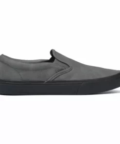 Vans Dennis Enarson Slip-On BMX Shoes-Pewter/Black