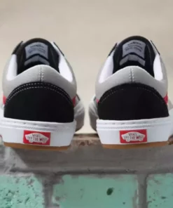 Vans Old Skool BMX Shoes-Black/Gray/Red