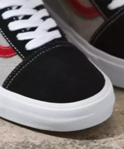 Vans Old Skool BMX Shoes-Black/Gray/Red