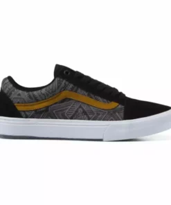 Vans Old Skool Courage Adams BMX Shoes-Black/Golden Brown