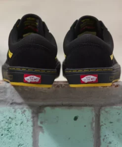 Vans Old Skool Pro Larry Edgar BMX Shoe-Black/Yellow SHOES