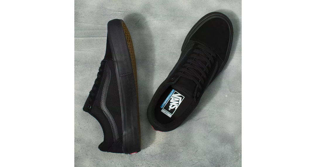 Vans Old Skool Pro Shoe-Blackout SHOES 2 Vans Old Skool Pro Shoe-Blackout SHOES