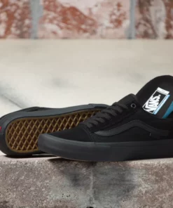 Vans Old Skool Pro Shoe-Blackout SHOES 8 Vans Old Skool Pro Shoe-Blackout SHOES