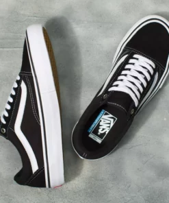 Vans Old Skool Pro Shoe-Black/White SHOES
