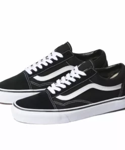 Vans Old Skool Shoes-Black/White