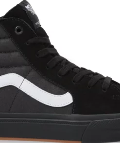 Vans Sk8-Hi Pro BMX Shoes-Black/White