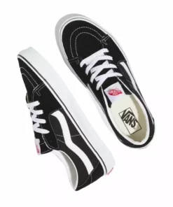 Vans SK8-Low Shoes-Black/White