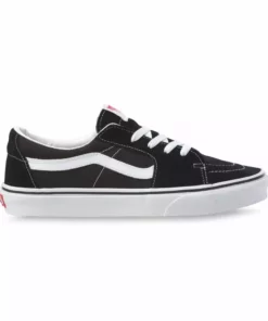 Vans SK8-Low Shoes-Black/White