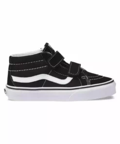 Vans SK8-Mid Reissue V Kids Shoes-Black/True White