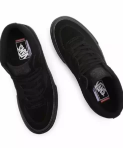 Vans Skate Half Cab BMX Shoes-Black/Black