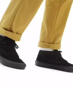 Vans Skate Half Cab BMX Shoes-Black/Black