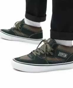 Vans Skate Half Cab BMX Shoes-Scarab/Military