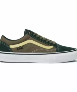 Vans Skate Old Skool BMX Shoes-Scarab/Military