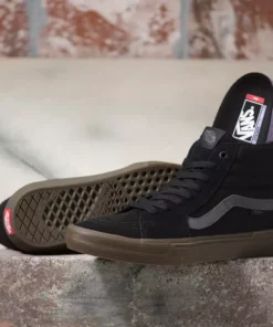 Vans Skate Sk8-Hi BMX Shoes-Black/Dark Gum