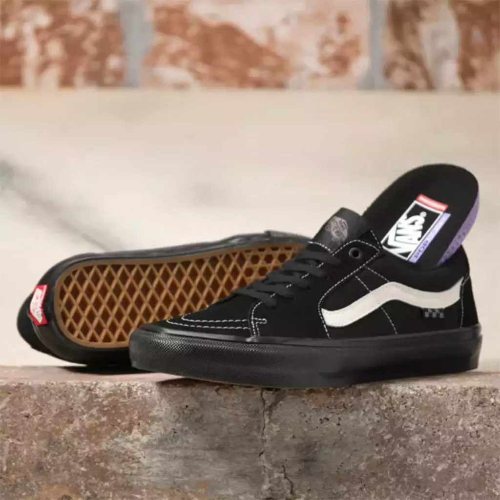 Vans Skate SK8-Low BMX Shoes-Black/Marshmallow 2 Vans Skate SK8-Low BMX Shoes-Black/Marshmallow