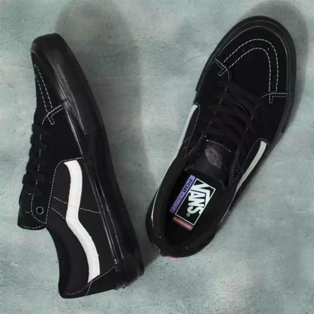 Vans Skate SK8-Low BMX Shoes-Black/Marshmallow 3 Vans Skate SK8-Low BMX Shoes-Black/Marshmallow