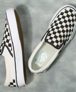 Vans Slip-On Pro Shoe-Black/White Checkerboard SHOES
