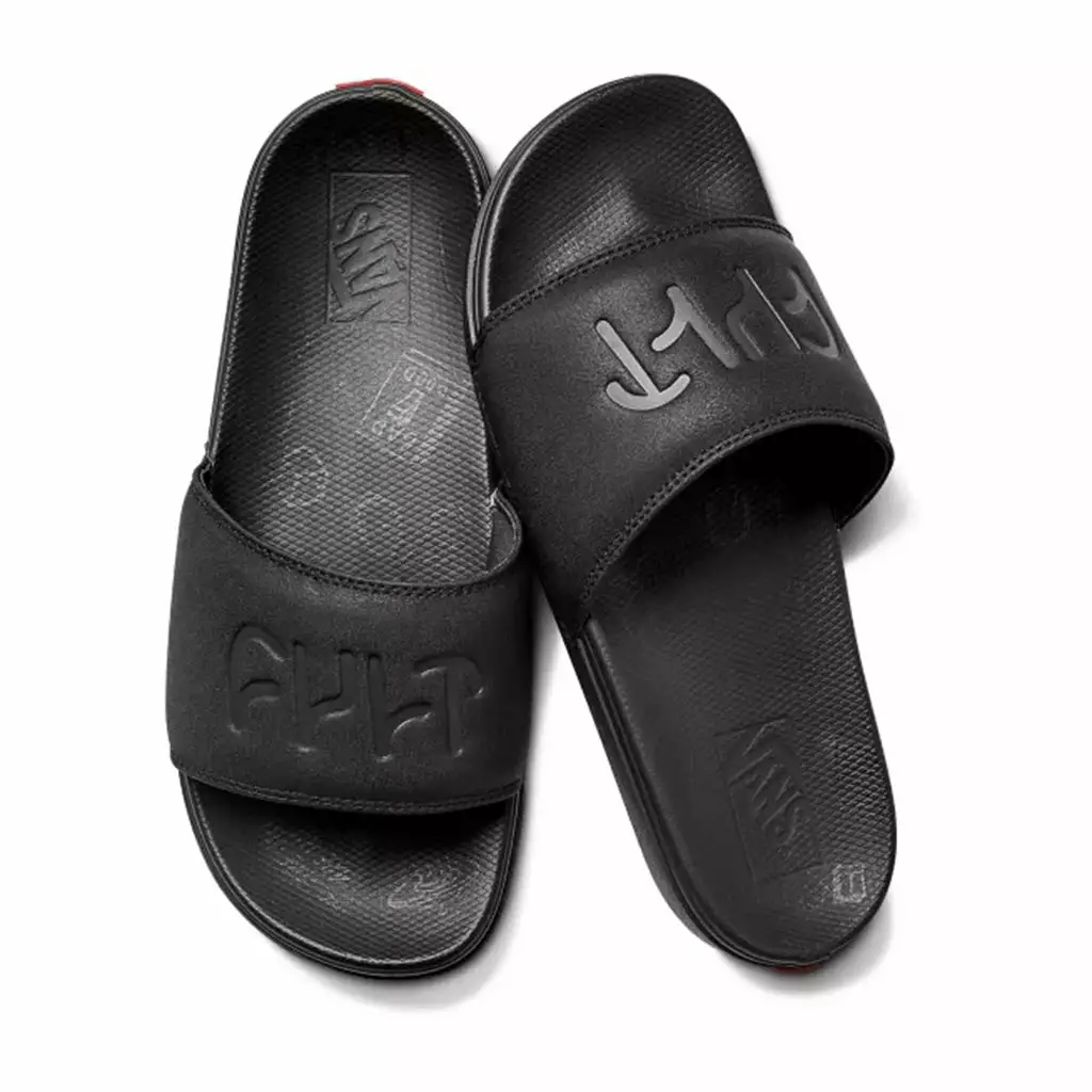 SHOES Vans X Cult La Costa Sliders-Black/Gray 1 SHOES Vans X Cult La Costa Sliders-Black/Gray