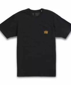 Vans X Dan Lacey Off The Wall Pocket T-Shirt-Black APPAREL