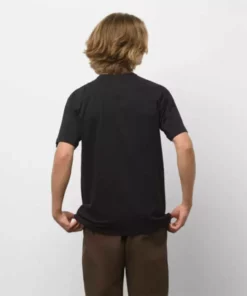 Vans X Dan Lacey Off The Wall Pocket T-Shirt-Black APPAREL