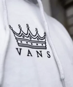 Vans X Dan Lacey Versa Standard Pullover Hoodie-White APPAREL