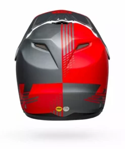 PROTECTIVE GEAR Bell Full-9 Fusion Mips Helmet-Louver Matte Gray/Red 9 PROTECTIVE GEAR Bell Full-9 Fusion Mips Helmet-Louver Matte Gray/Red
