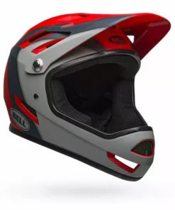 PROTECTIVE GEAR Bell Sanction Helmet-Matte Crimson/Slate/Dark Gray