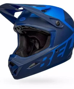 PROTECTIVE GEAR Bell Transfer Helmet-Matte Blue/Dark Blue