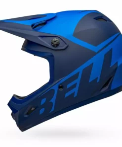 PROTECTIVE GEAR Bell Transfer Helmet-Matte Blue/Dark Blue
