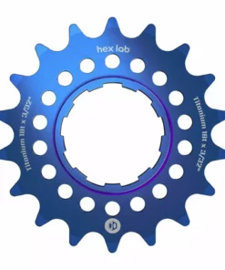 Box Hex Lab 3/32" Titanium Cog COMPONENTS 52 Box Hex Lab 3/32