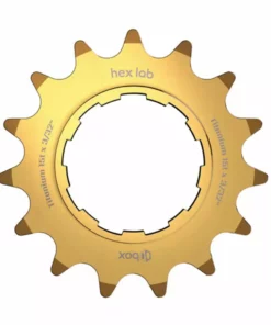 Box Hex Lab 3/32" Titanium Cog COMPONENTS 41 Box Hex Lab 3/32