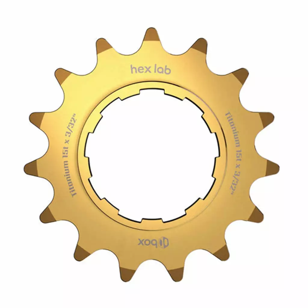 Box Hex Lab 3/32" Titanium Cog COMPONENTS 14 Box Hex Lab 3/32" Titanium Cog COMPONENTS