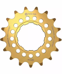 Box Hex Lab 3/32" Titanium Cog COMPONENTS 49 Box Hex Lab 3/32