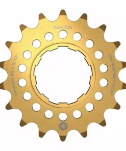 Box Hex Lab 3/32" Titanium Cog COMPONENTS 53 Box Hex Lab 3/32