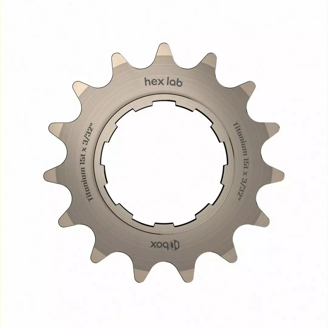 Box Hex Lab 3/32" Titanium Cog COMPONENTS 15 Box Hex Lab 3/32" Titanium Cog COMPONENTS